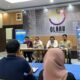 Kepala Kantor Perwakilan Bank Indonesia (KPw BI) Provinsi Gorontalo Bambang Setya Permana bersama jajaran saat memberikan penjelasan dalam acara PIRAMIDA (Ngopi Bareng Insan Media)/Hibata.id