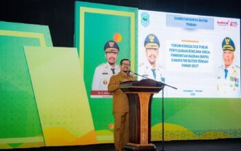 Bupati Buton Tengah Azhari menghadiri langsung forum tersebut bersama perwakilan Badan Pusat Statistik (BPS) Provinsi Sulawesi Tenggara/hibata.id