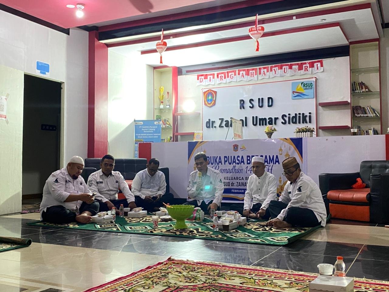 RSUD dr. Zainal Umar Sidiki menggelar buka puasa bersama pegawai dan insan media di Gorontalo Utara/Hibata.id