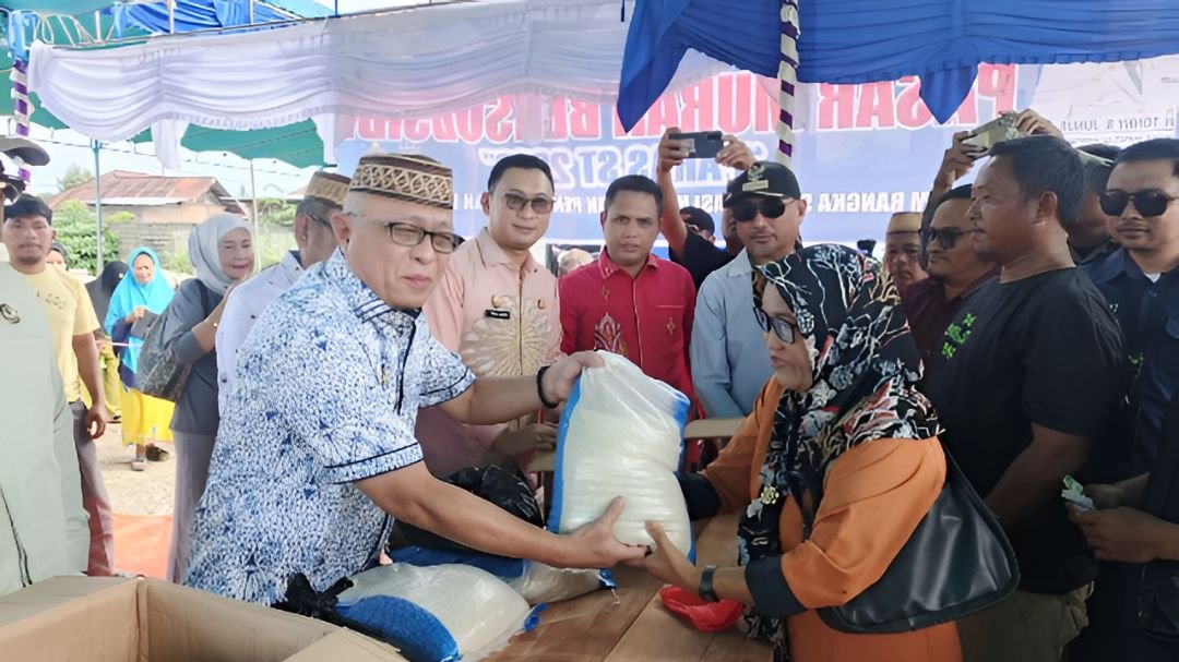 Pemerintah Kabupaten Gorontalo melaksanakan Pasar Murah Bersubsidi (Paras ST) 2026 di 19 kecamatan untuk menjaga stabilitas harga pangan/Hibata.id