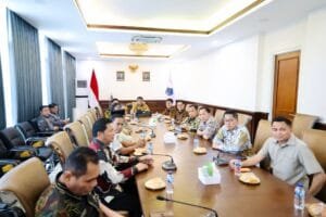 Wali Kota Kotamobagu Weny Gaib turut hadir salam Rapat Kerja Gubernur Sulawesi Utara. (Foto: Humas Pemkot Kotamobagu)