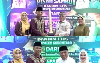 Pisah Sambut Dandim 1315/Gorontalo, Bupati Sofyan Puhi Tegaskan Hal Berikut