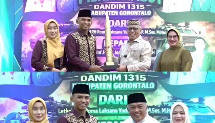 Pisah Sambut Dandim 1315/Gorontalo, Bupati Sofyan Puhi Tegaskan Hal Berikut