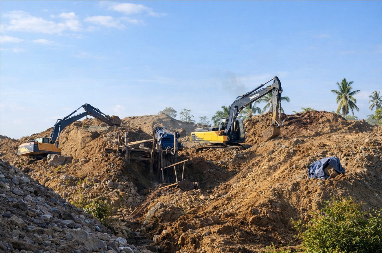 Tambang Ilegal Bulangita, PETI Tetap Beroperasi/Hibata.id