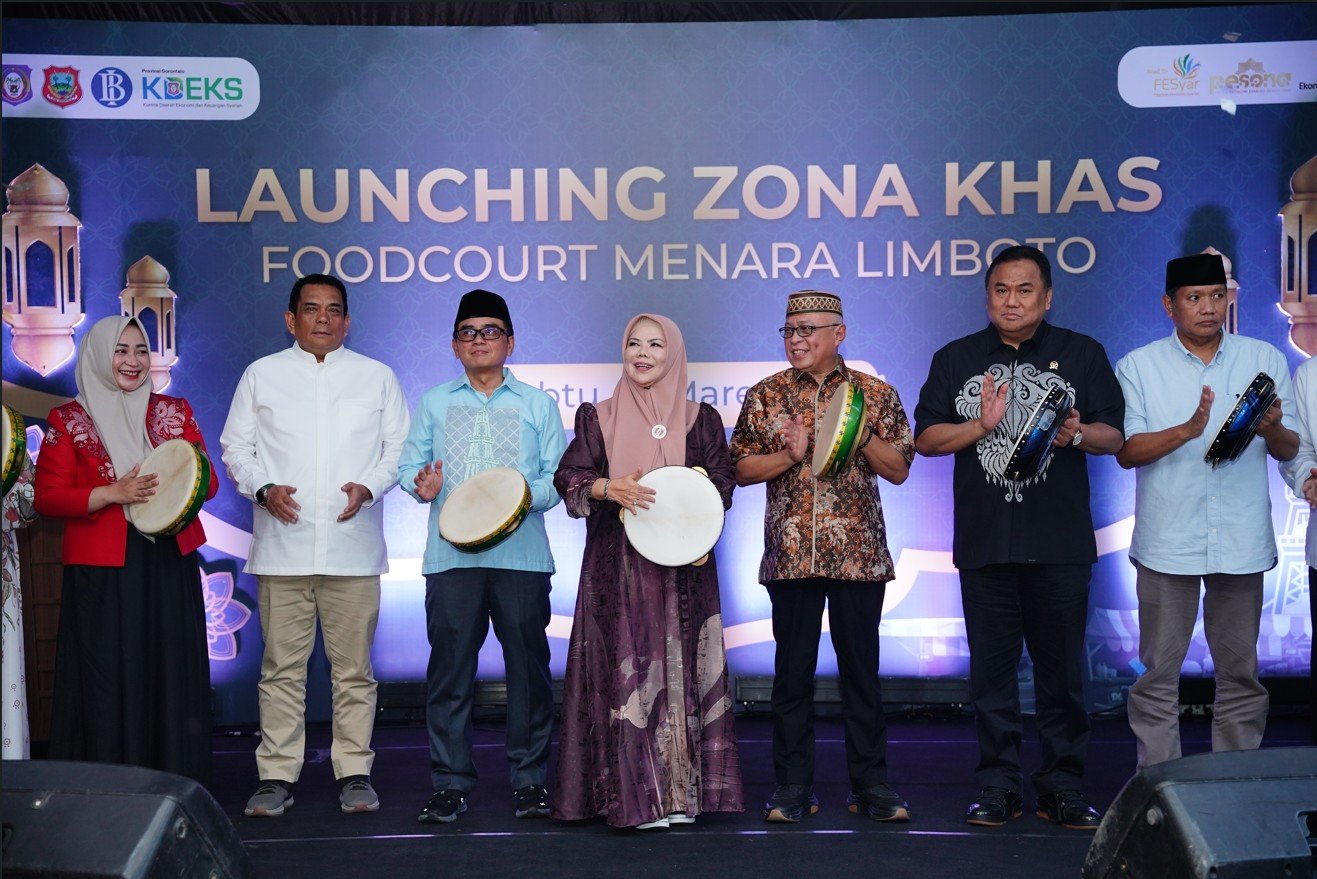 Bank Indonesia dan Pemkab Gorontalo meluncurkan Zona Khas Foodcourt Limboto sebagai pusat kuliner halal, aman, dan sehat untuk memperkuat UMKM serta mendukung persiapan event nasional PENAS XVII 2026/Hibata.id