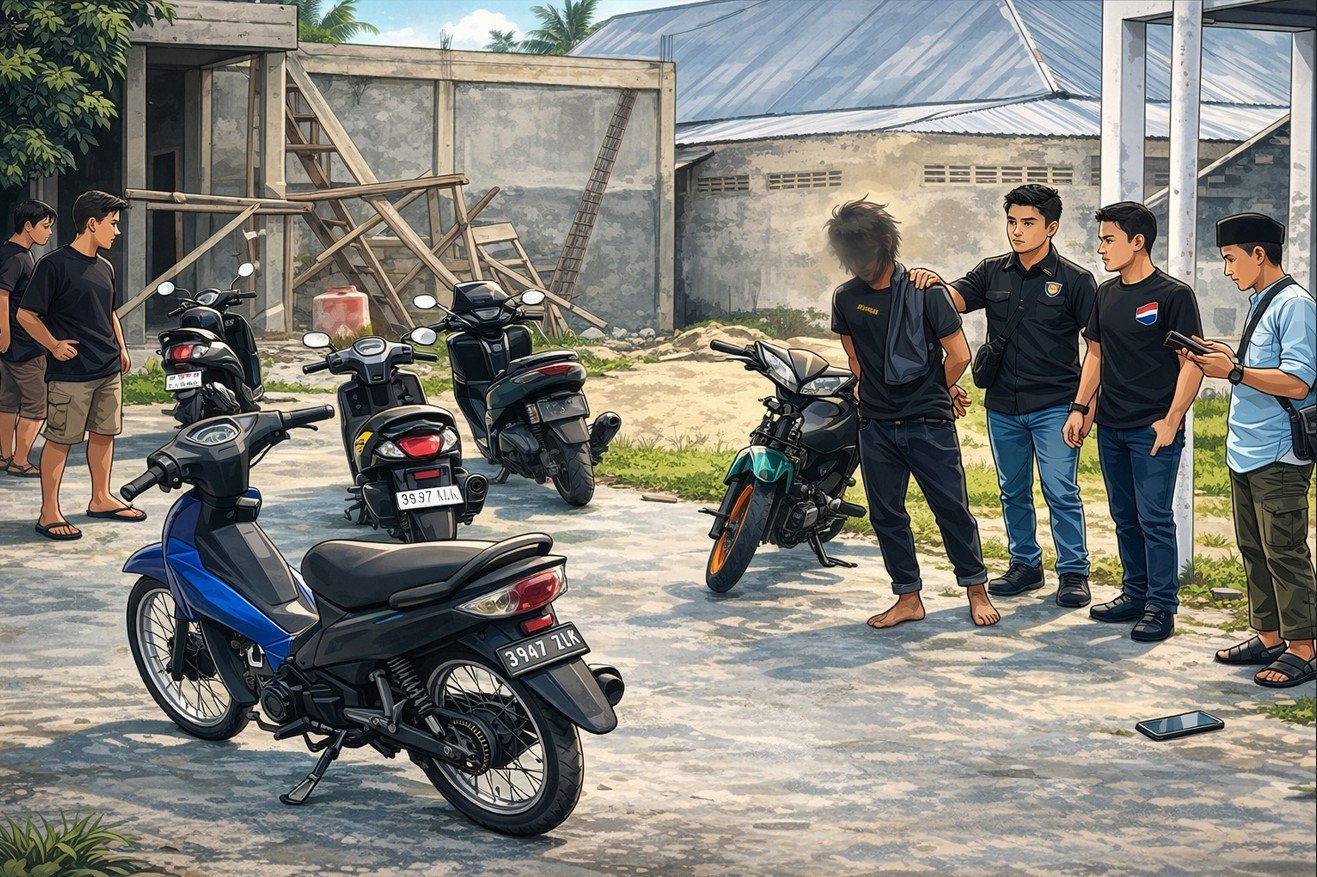 Aksi nekat pencurian sepeda motor terjadi di Desa Sipatana, Kecamatan Buntulia/Hibata.id