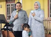 Wakil Ketua DPRD Kabupaten Bone Bolango, Zainudin Pedro Bau, SH bersama Istri/Hibata.id