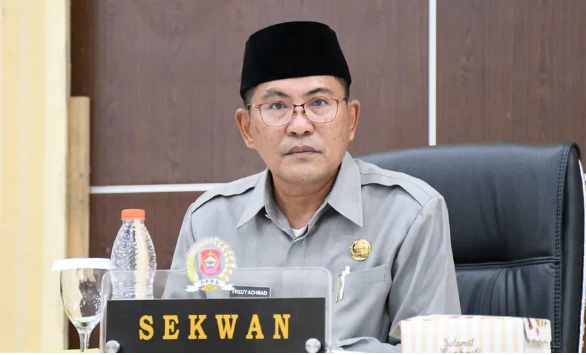Sekretaris DPRD Bone Bolango, Fredy Hadianti F. Ahmad. Foto: Humas/Hibata.id