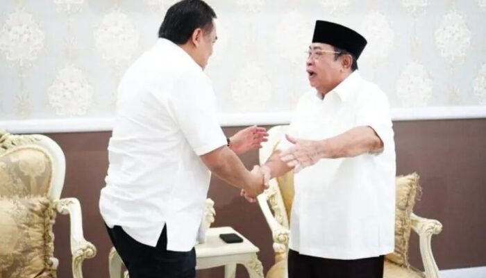 Rachmat Gobel Temui Wali Kota Adhan, Bahas Pembangunan hingga Masjid Agung