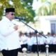 Wali Kota Gorontalo Adhan Dambea saat memberikan arahan pada apel kerja pasca Idulfitri, Rabu (25/3/2026). (Foto: Humas Pemkot Gorontalo)