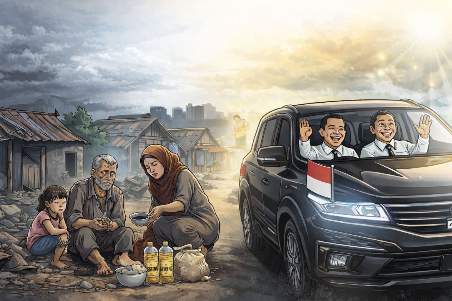 Ilustrasi - Bansos Dipersempit, Anggaran Kendaraan Lebih Besar: Arah Kebijakan APBD Gorontalo 2026 Dipertanyakan/Hibata.id