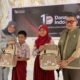 Wakil Wali Kota Gorontalo, Indra Gobel, mendampingi penyaluran 2.000 paket belajar bagi siswa di Kota Gorontalo, Selasa, 3 Maret 2026. (Foto: Randa Damaling/Hibata.id)