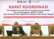 Rapat koordinasi pencegahan korupsi jajaran Pemerintah Kabupaten dan DPRD bersama Komisi Pemberantasan Korupsi (KPK). (Foto: Istw)