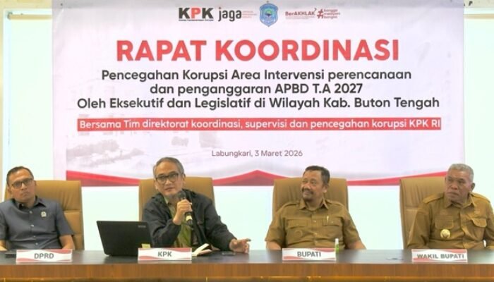 Rakor Pemda dan DPRD, KPK Ingatkan APBD Harus Dikelola Transparan