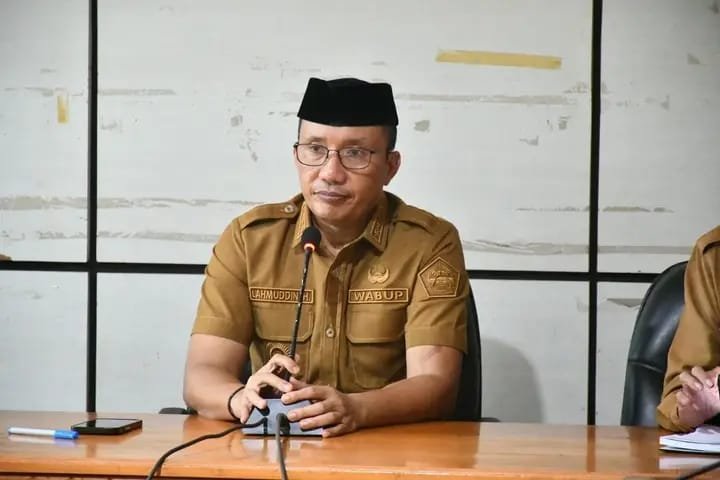 Wakil Bupati Boalemo Lahmuddin Hambali memimpin rapat persiapan pelaksanaan Ramadhan Fair 2026, Festival Tumbilotohe. (Foto: Humas Pemkab Boalemo)