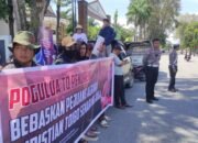 Koalisi Kawal Pekurehua Gelar Aksi di PN Poso, Christian Toibo Divonis Bersalah Tanpa Pemidanaan