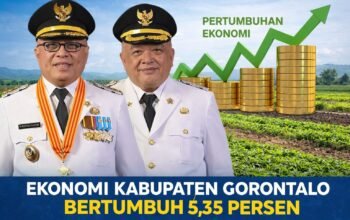 BPS Catat Ekonomi Kabupaten Gorontalo Tumbuh 5,35 Persen di Masa Sofyan–Tonny