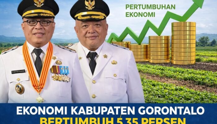 BPS Catat Ekonomi Kabupaten Gorontalo Tumbuh 5,35 Persen di Masa Sofyan–Tonny