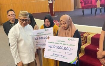 Wakil Wali Kota Gorontalo Indra Gobel menginstruksikan camat dan lurah mempercepat pendataan pekerja yang belum terdaftar dalam BPJS Ketenagakerjaan/Hibata.id