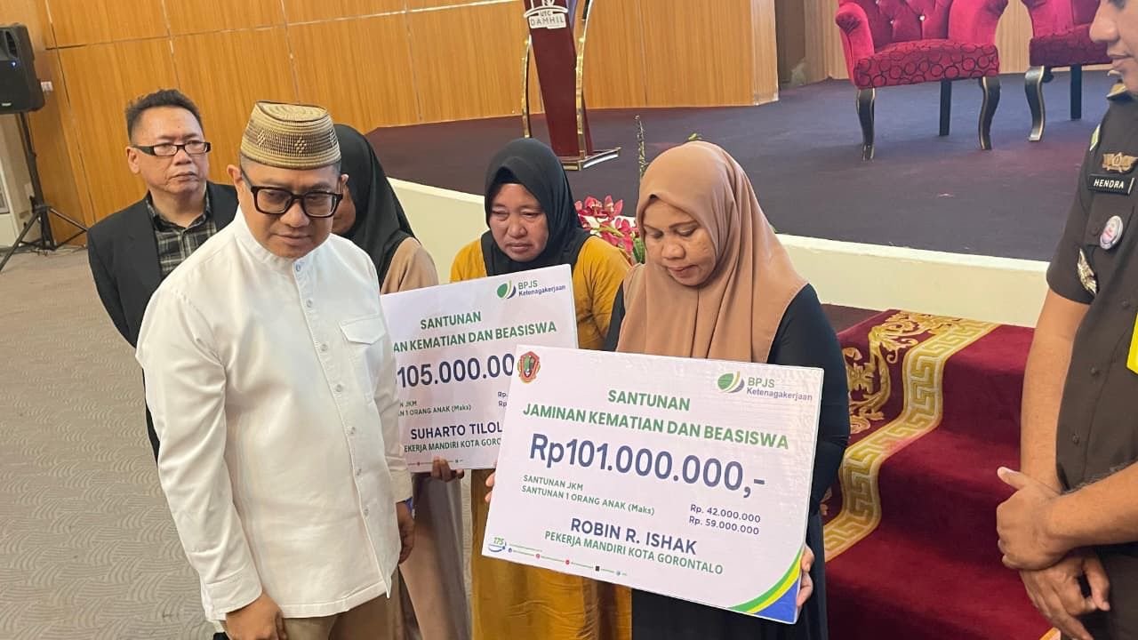 Wakil Wali Kota Gorontalo Indra Gobel menginstruksikan camat dan lurah mempercepat pendataan pekerja yang belum terdaftar dalam BPJS Ketenagakerjaan/Hibata.id