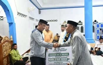 Wakil Bupati Lahmuddin Hambali menyampaikan bahwa kegiatan Safari Ramadhan menjadi sarana untuk memperkuat silaturahmi/Hibata.id