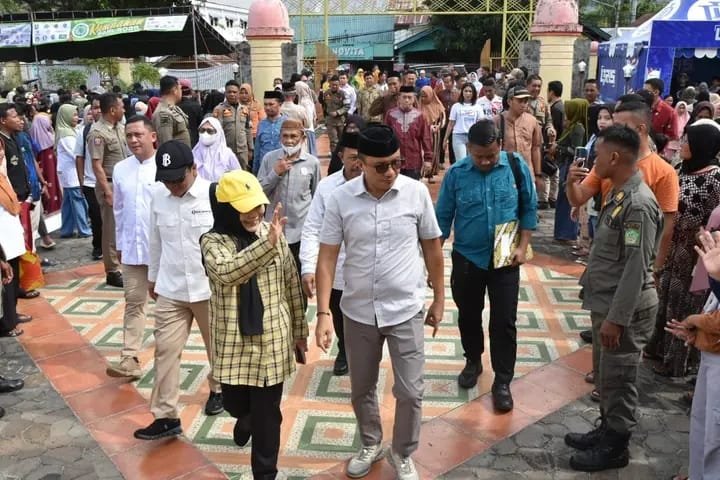 Wakil Bupati Boalemo, Lahmudin Hambali, menghadiri pembukaan Ramadhan Fair 2026 bersama Wakil Gubernur Gorontalo/Hibata.id