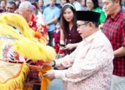 Wali Kota Gorontalo Adhan Dambea bersama Wakil Wali Kota Indra Gobel menghadiri sekaligus meresmikan Grand Opening Surya Agung Elektronik/Hibata.id