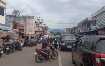 Kondisi Pasar 23 Maret di Kota Kotamobagu. (Foto: Istw)
