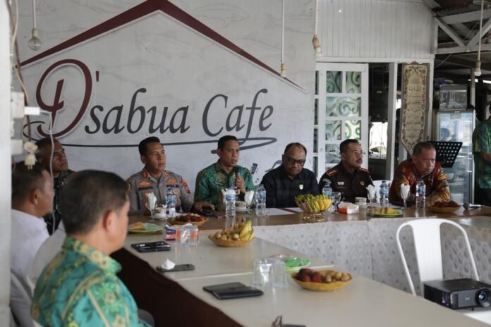 Koordinasi bersama Forum Koordinasi Pimpinan Daerah (Forkopimda) Kotamobagu, Rabu, 5 Februari 2026. (Foto: Humas Pemkot Kotamobagu)