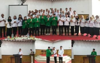 Wali Kota Kotamobagu Weny Gaib bersama Wakil Wali Kota Rendy Virgiawan Mangkat menerima kunjungan pimpinan Universitas Muslim Indonesia (UMI) Makassar. (Foto: Humas Pemkot Kotamobagu)