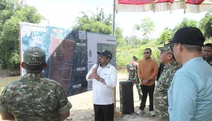 Pangdam XIII/Merdeka Tinjau Lahan Batalyon Teritorial di Boalemo