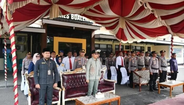 Perkuat Pengamanan Idul Fitri, Wabup Boalemo Hadiri Gelar Pasukan Operasi Ketupat