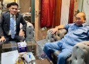 Wali Kota Gorontalo Adhan Dambea menggelar pertemuan dengan Ketua Komisi III DPR RI Habiburokhman di Gedung Nusantara. (Foto: Istw)