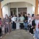 Wali Kota Kotamobagu Weny Gaib bersama Wakil Wali Kota Rendy Virgiawan Mangkat menghadiri perayaan Hari Raya Pinogiot di Kelurahan Biga. (Foto: Humas Pemkot Kotamobagu)