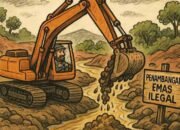 Ilustrasi Tambang Ilegal/Hibata.id