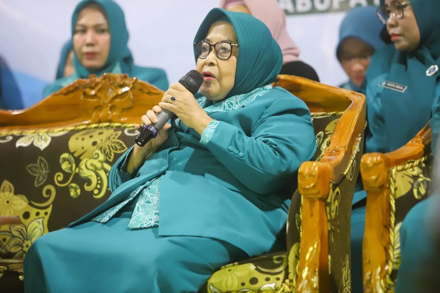 Ketua TP PKK Kabupaten Bone Bolango, Ruwaida Ismet Mile/Hibata.id