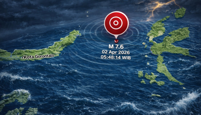 Gempa 7,6 Bitung Hari Ini, 1 Korban Tewas dan 2 Dilaporkan Luka
