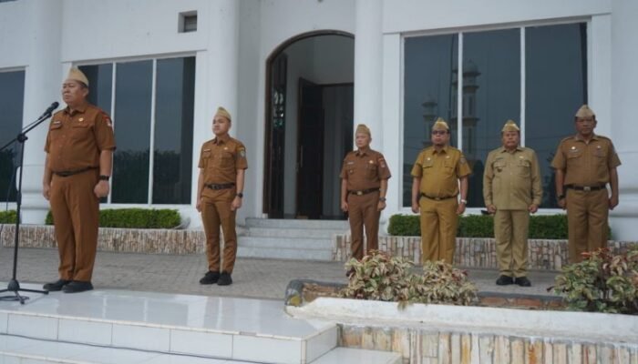 Apel Gabungan Sekda Ingatkan Integritas Bagi ASN Dilingkungan Pemkab Asahan