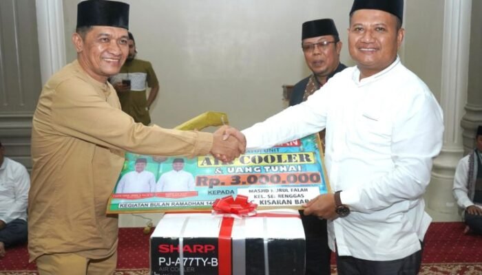 Silahturahmi Dan Bantuan Ramadhan Wabup Asahan di Sei Rengas