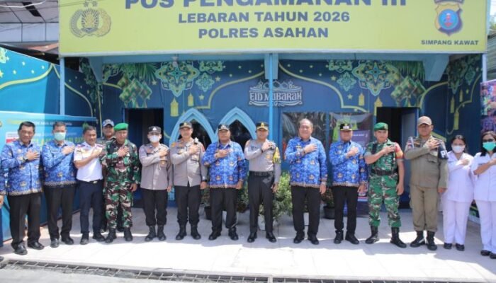 Bupati Asahan Tinjau Pos Pam Lebaran Pastikan Mudik Aman dan Lancar