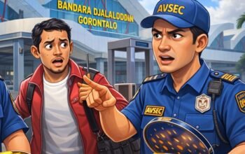 Niat Kirim Biskuit, Eh Nyelip Emas 1 Kg hingga Ketahuan di Bandara Djalaluddin