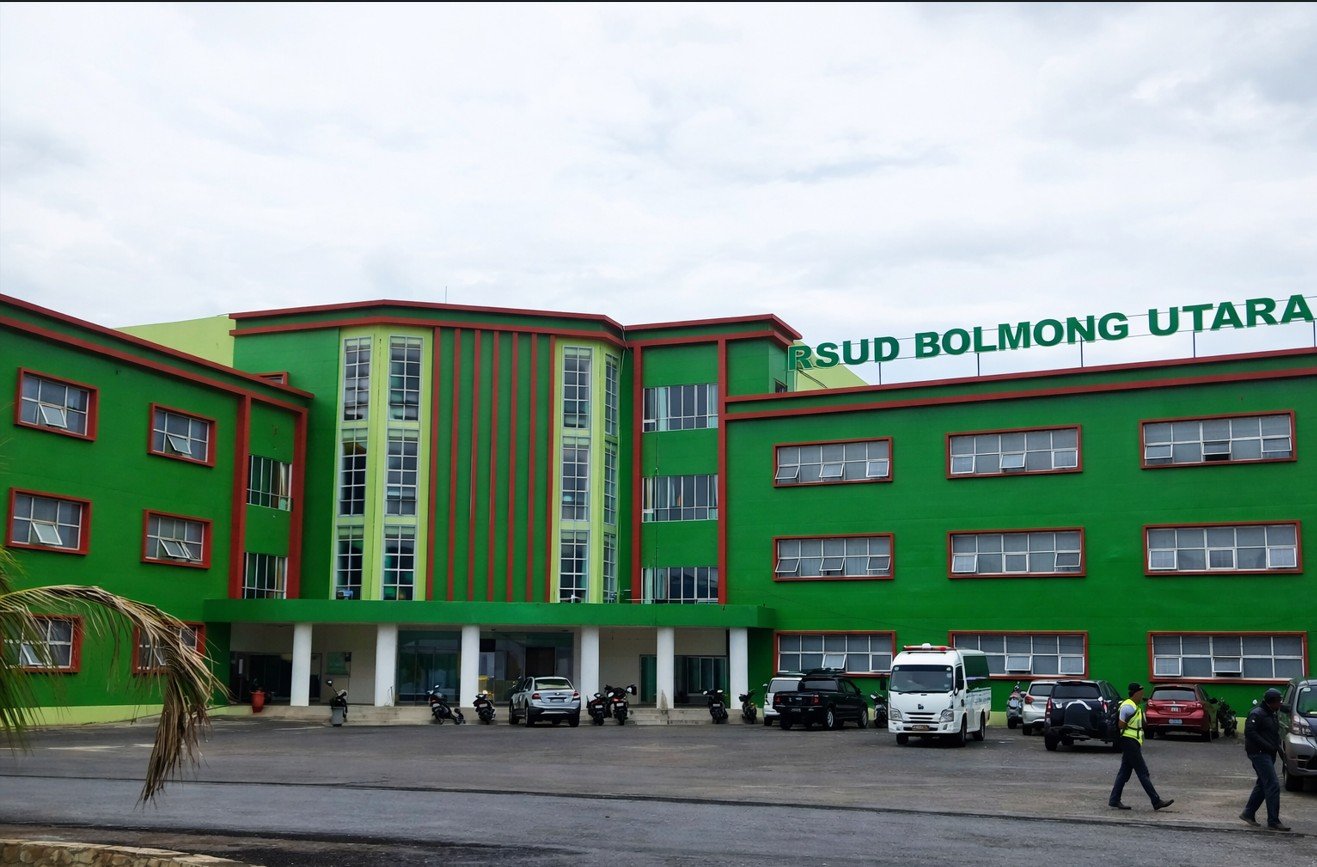 Rumah Sakit Umum Daerah (RSUD) Bolaang Mongondow Utara (Bolmut) yang begitu elit/Hibata.id