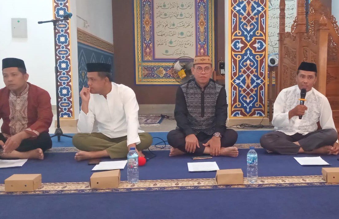 Pemerintah Kabupaten Bone Bolango menggelar zikir dan doa bersama di Masjid Baitul Haq Islamic Center/Hibata.id