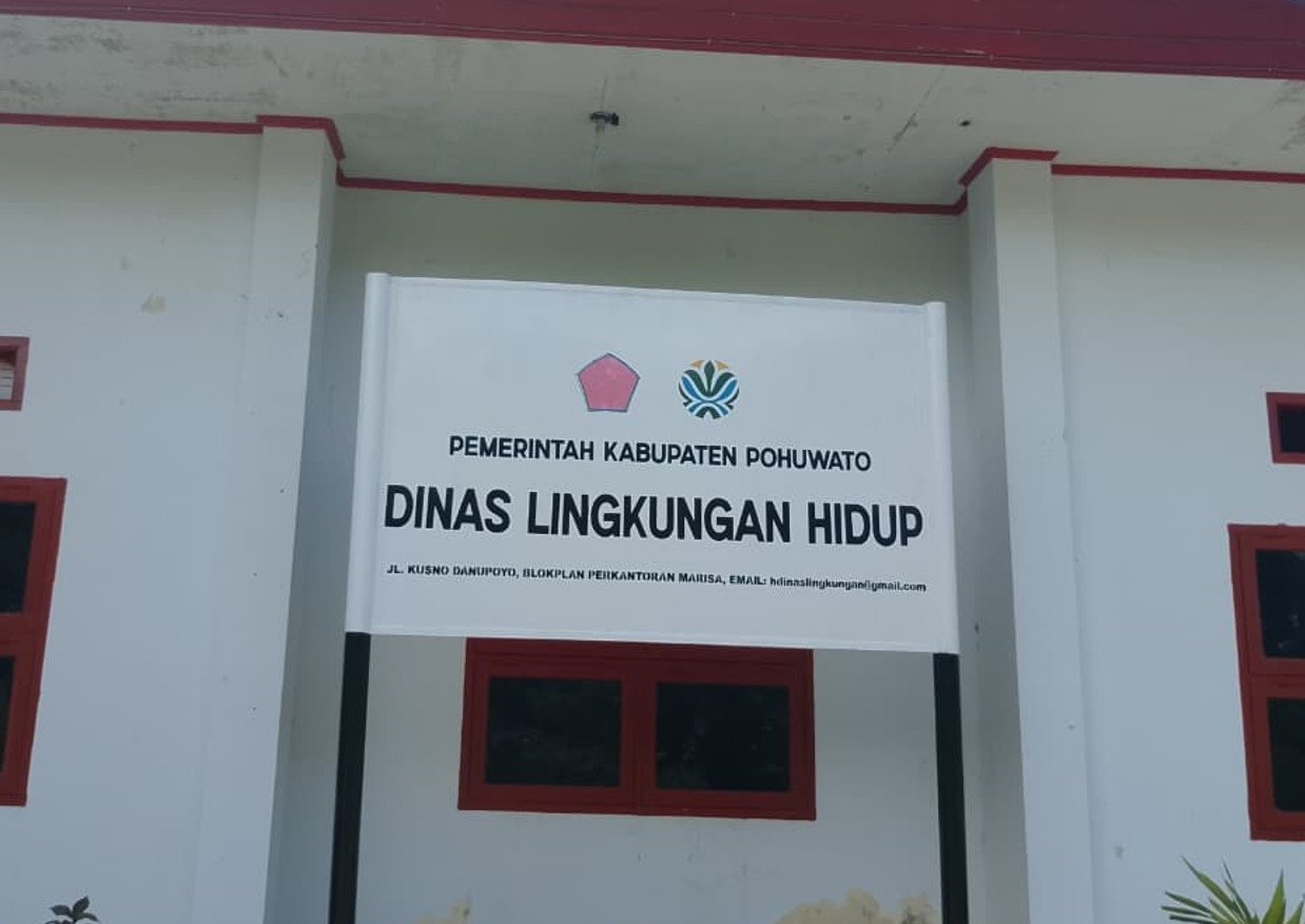 Kantor DLH Pohuwato/Hibata.id