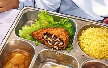 Ilustrasi - Menu MBG Bonepantai Bonus Ulat/Hibata.id