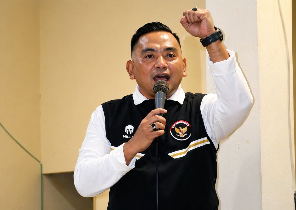 Ketua PSSI Kabupaten Bone Bolango, Zainudin Pedro Bau/Hibata.id