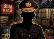 Ilustrasi - Oknum Polisi Pemain Solar di PETI Popayato/Hibata.id