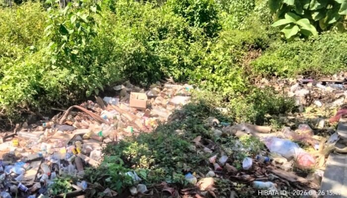 Sampah ‘Hijrah’ ke Pasar Bintauna, Warga Kebagian Bau Menyengat