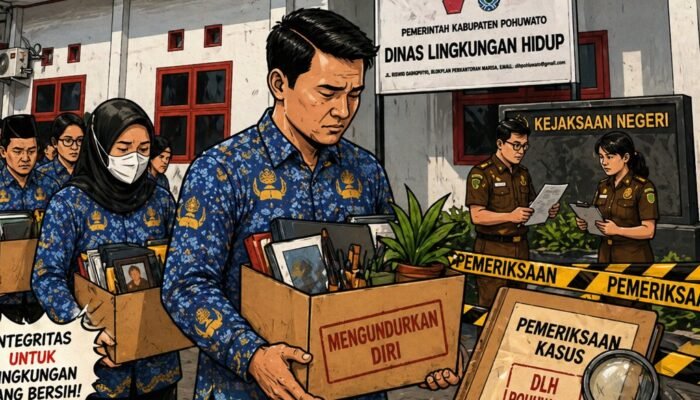 Efek Diperiksa Kejari, Sejumlah Jabatan DLH Pohuwato Mulai Ditinggalkan