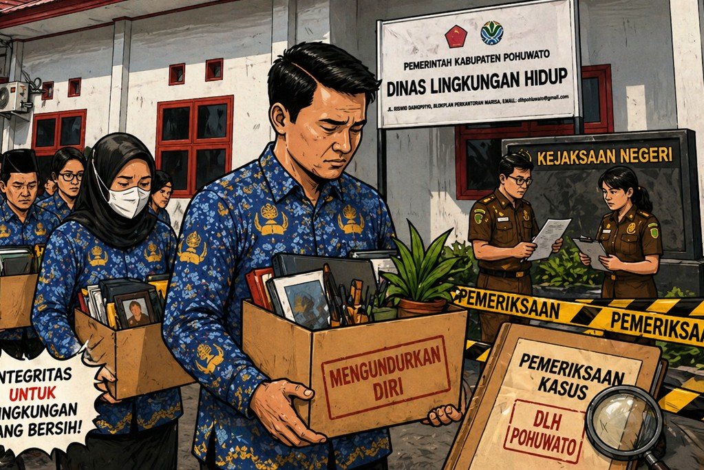 Sejumlah Jabatan DLH Pohuwato Mulai Ditinggalkan/Hibata.id